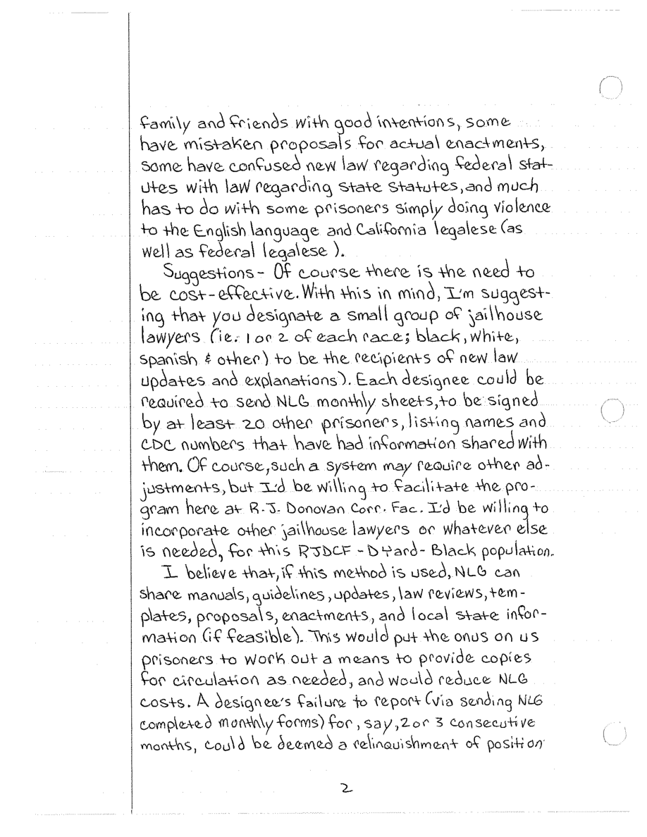 Letter page