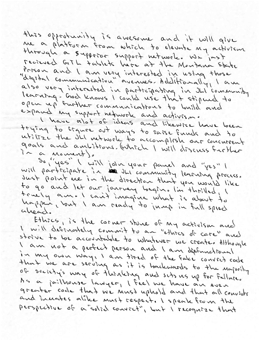 Letter page