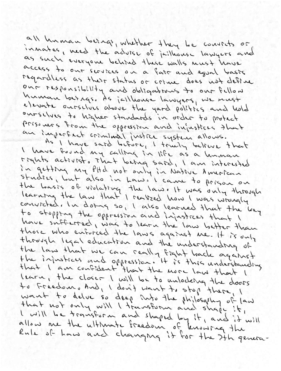 Letter page