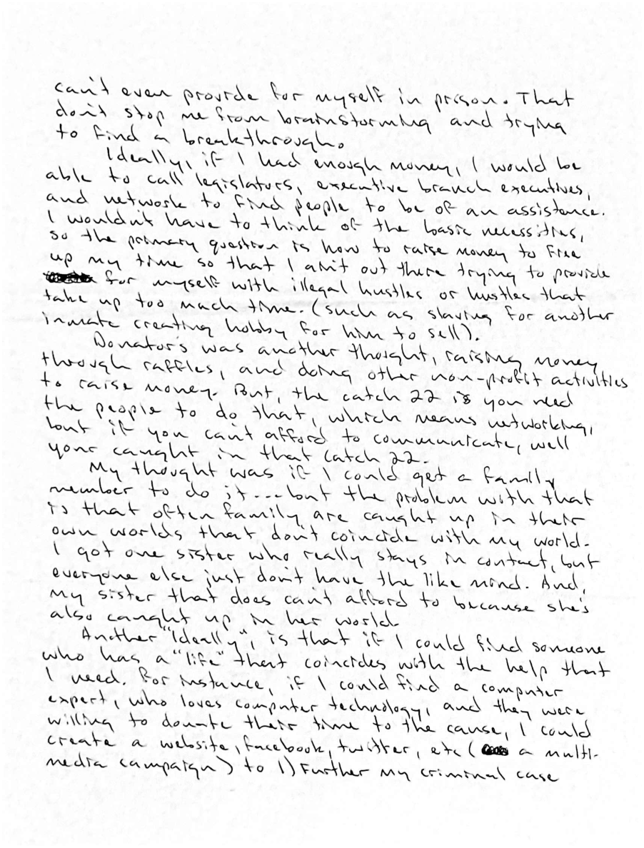 Letter page