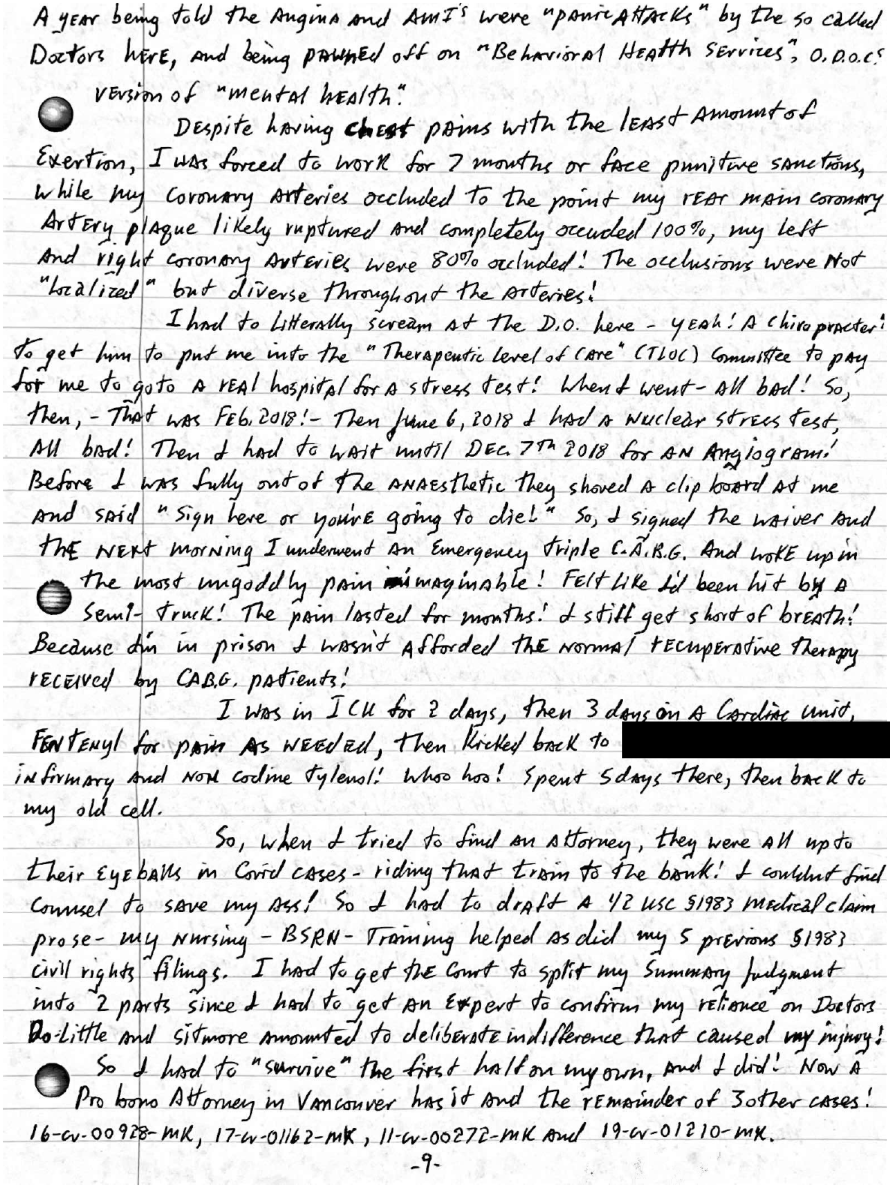 Letter page