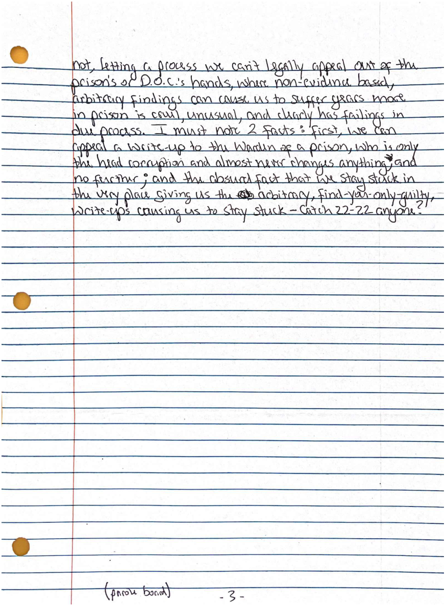 Letter page