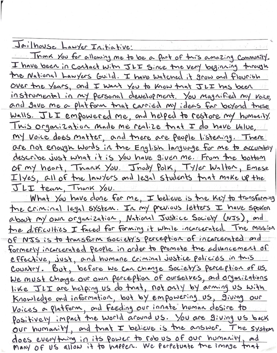 Letter page