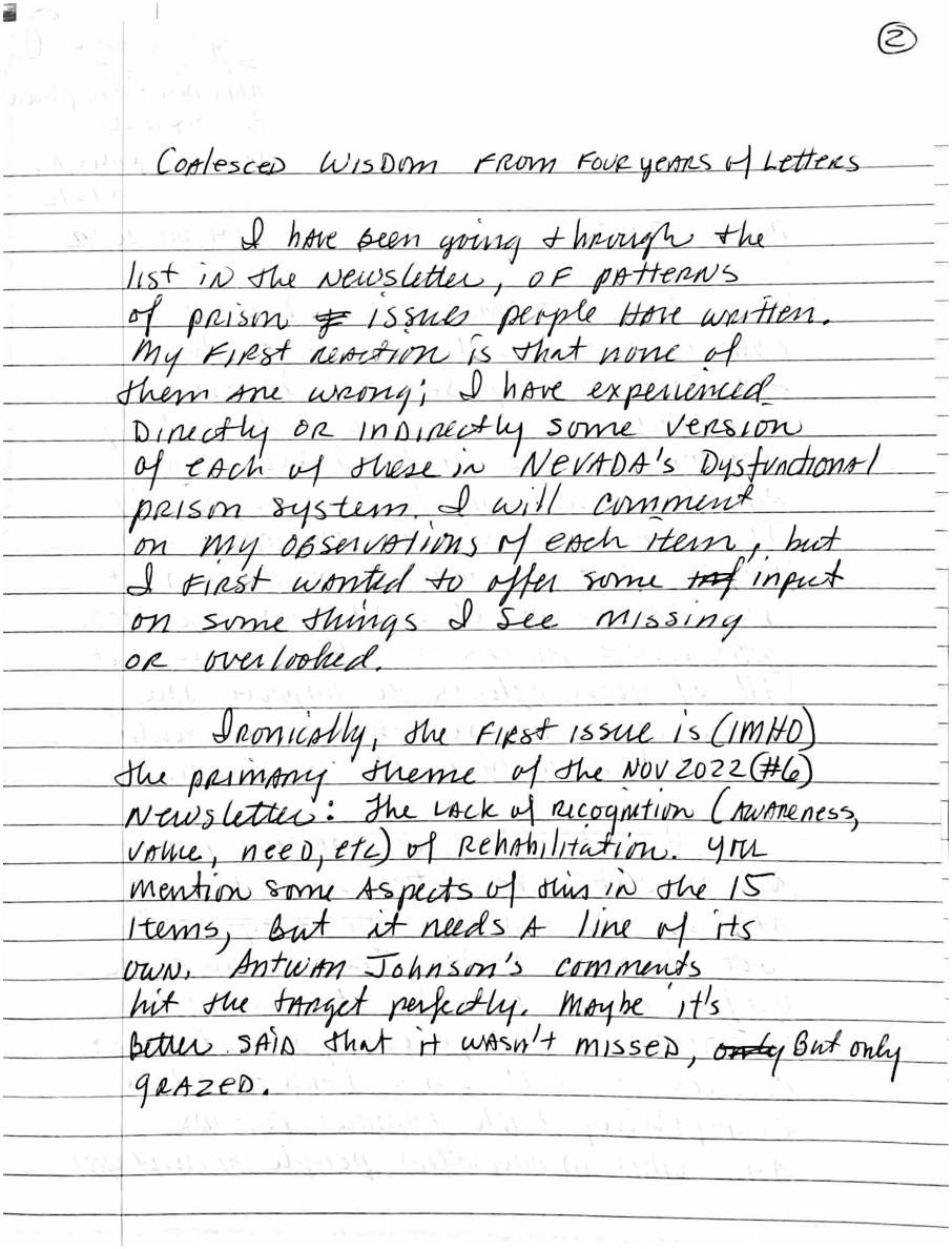 Letter page