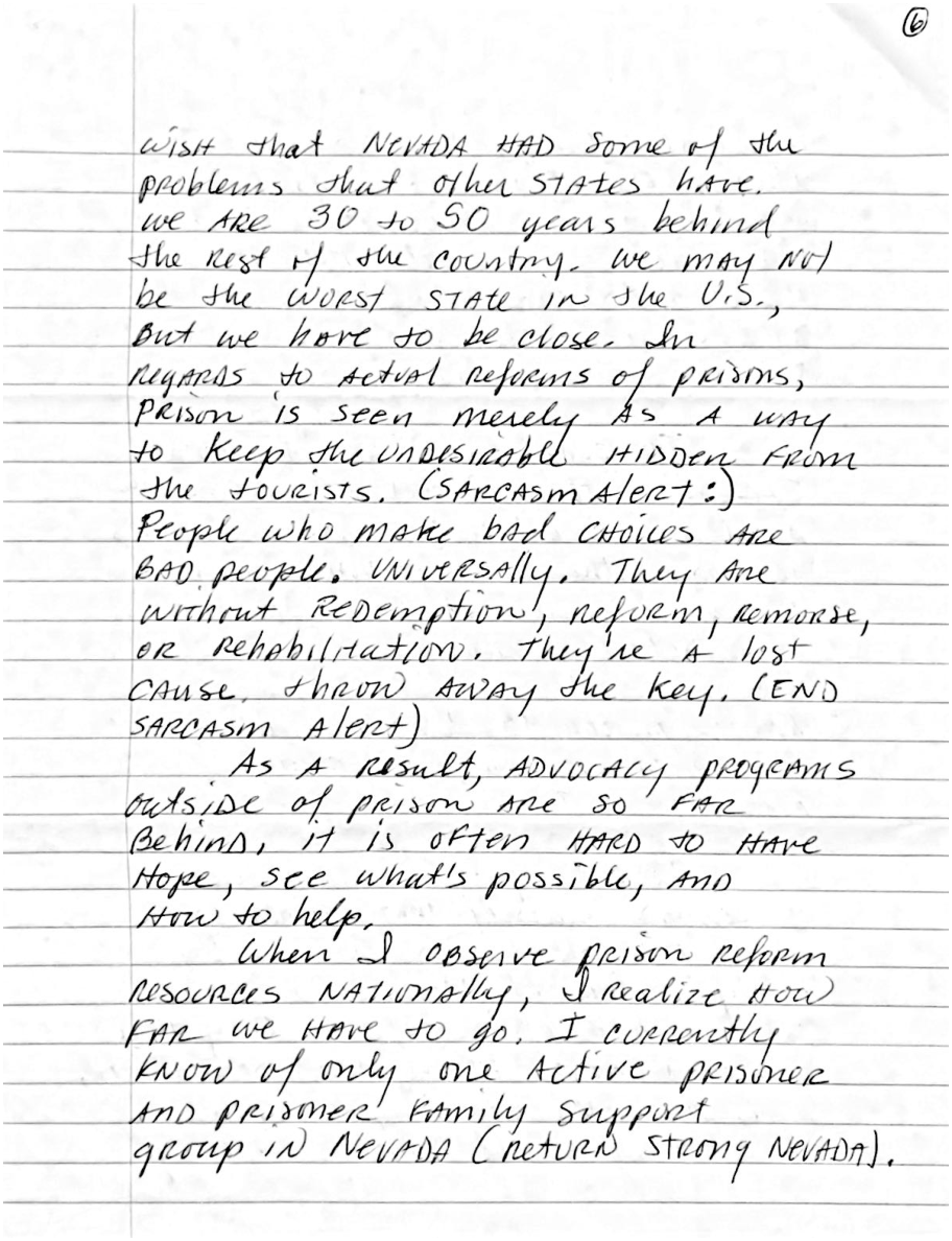 Letter page