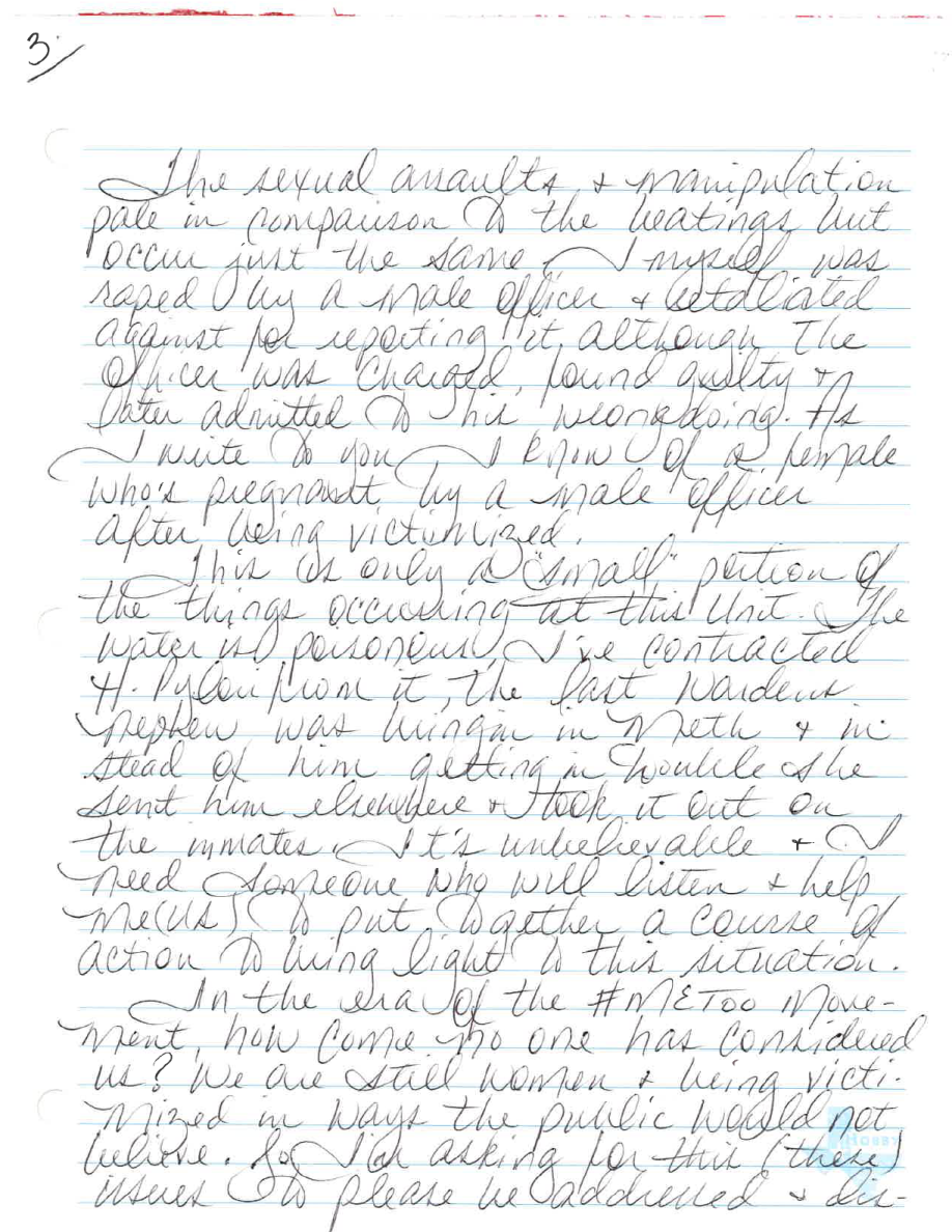 Letter page