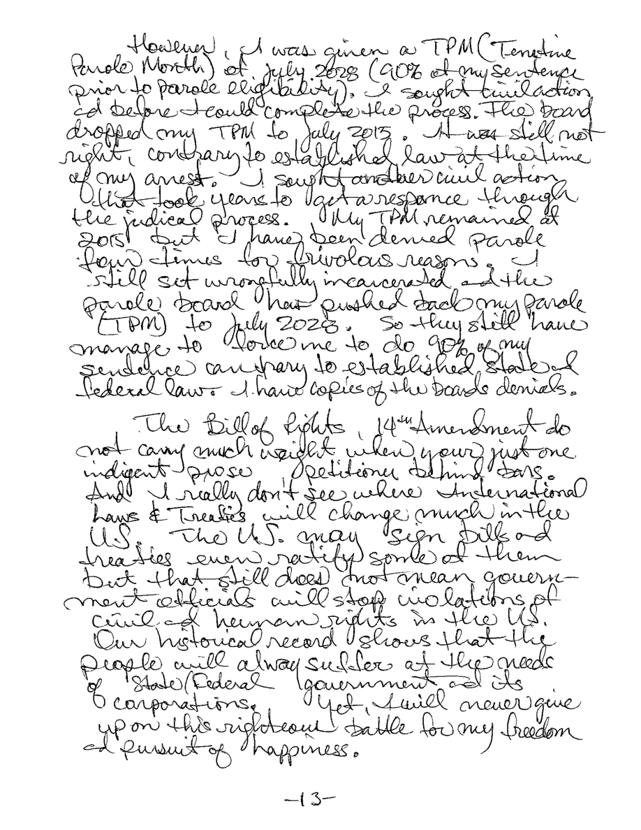 Letter page